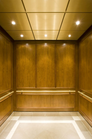Somerset House Elevator Interiors Wall Panel Design