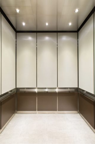 Summit Center Elevator Cab Back Wall Panel Design