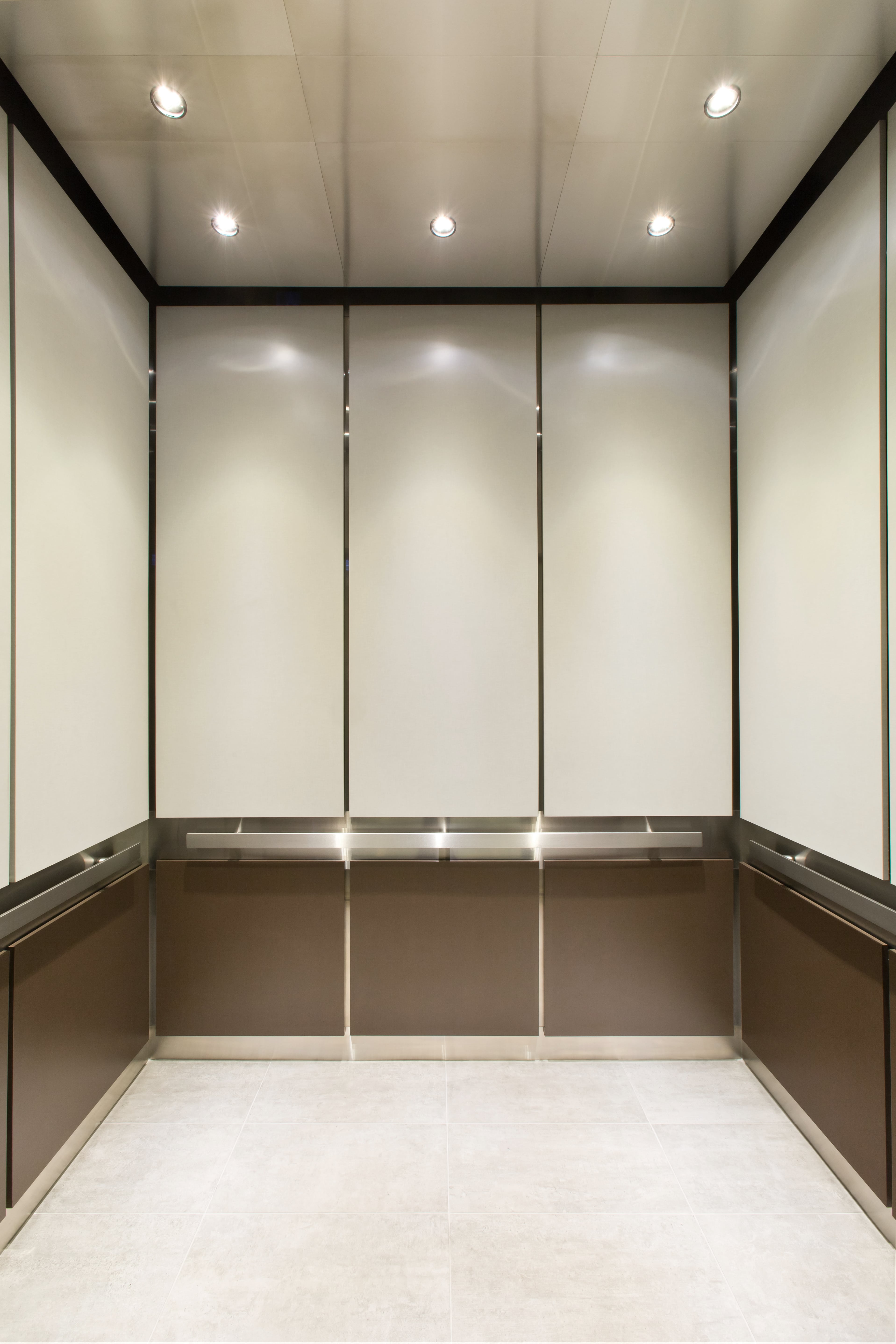 Summit Center Elevator Cab Back Wall Panel Design