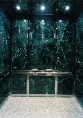 Shawnee Plaza, Rear Wall custom elevator interior