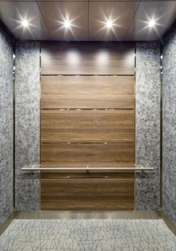 Holiday Inn, College Park MD elevator interior wall panels