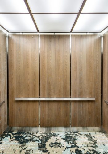 Highline Apartment Building, Hyattesville MD elevator interior wall panels