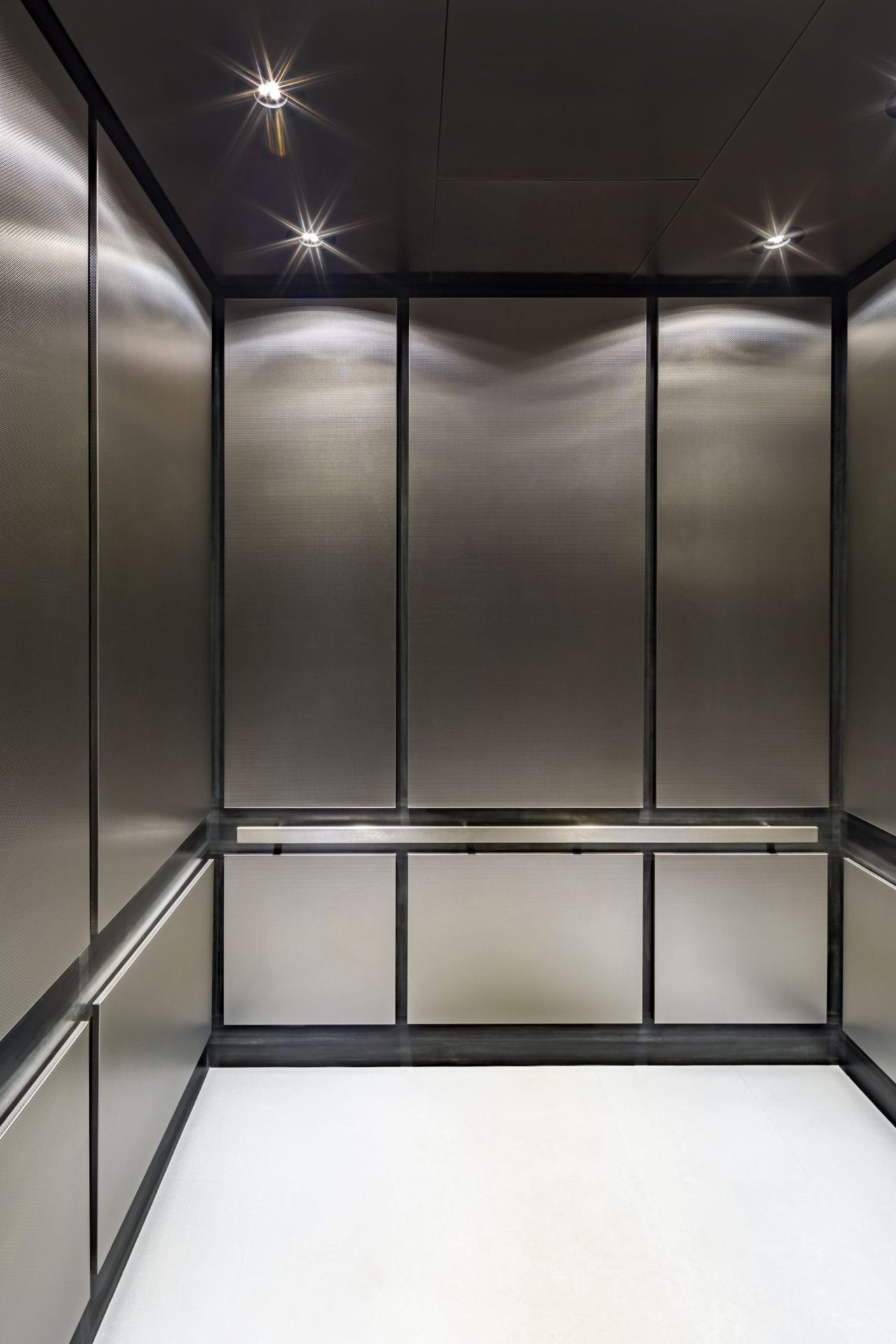 Portfolio page elevator cab interior