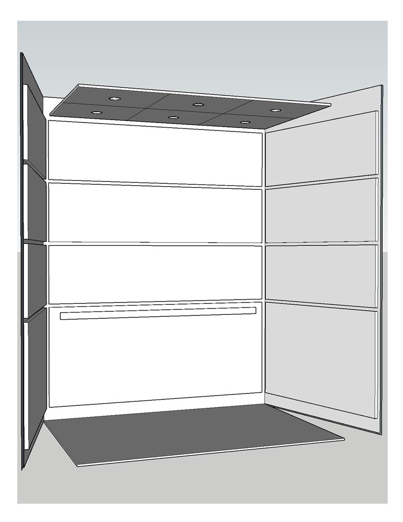 3d elevator cab interior layout