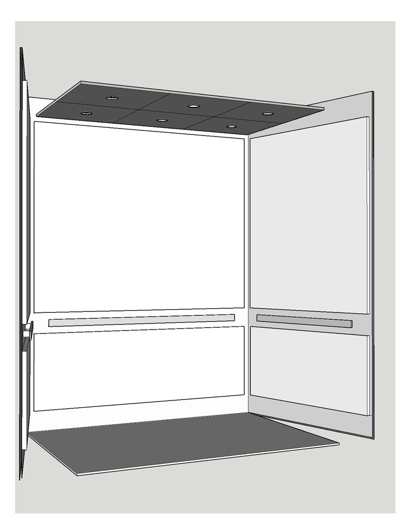 3d elevator cab interior layout